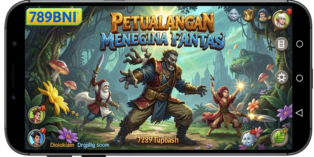 Tangkapan layar gameplay 789BNI yang menampilkan petualangan seru dalam dunia fantasi.