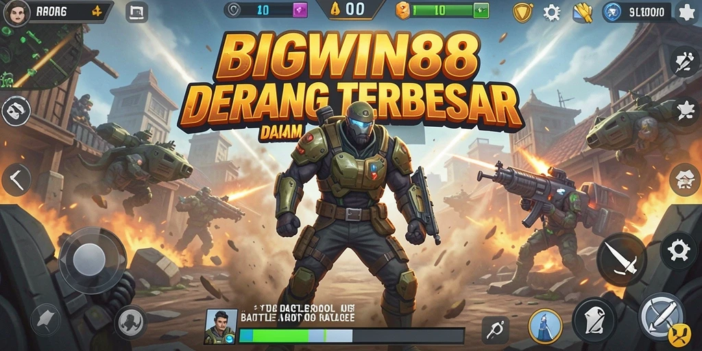 Gameplay seru di BIGWIN88 dengan pertarungan Battle Royale.