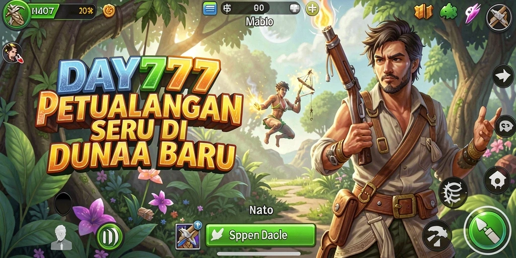 Tangkapan layar DAY777 menunjukkan aksi petualangan yang mendebarkan.