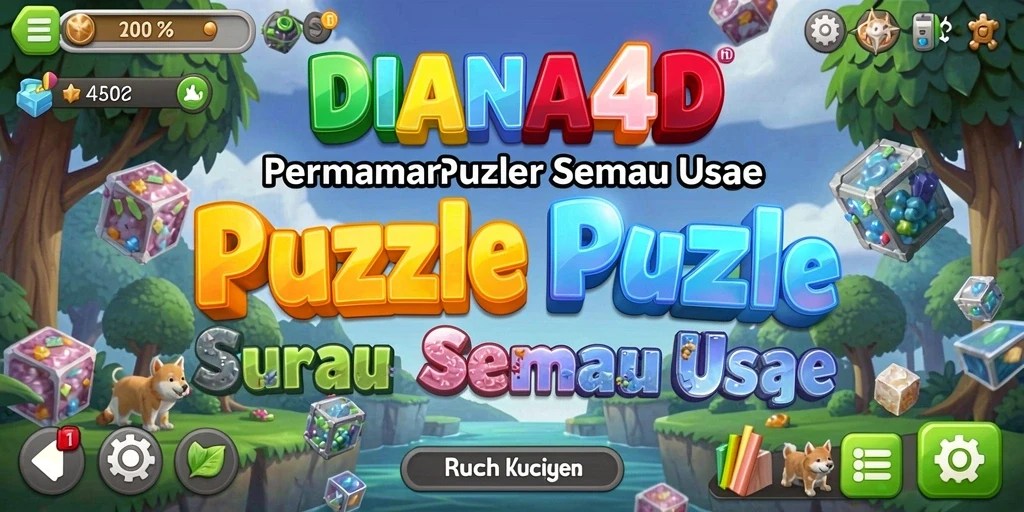 Gameplay seru DIANA4D dengan tantangan Puzzle yang menantang.