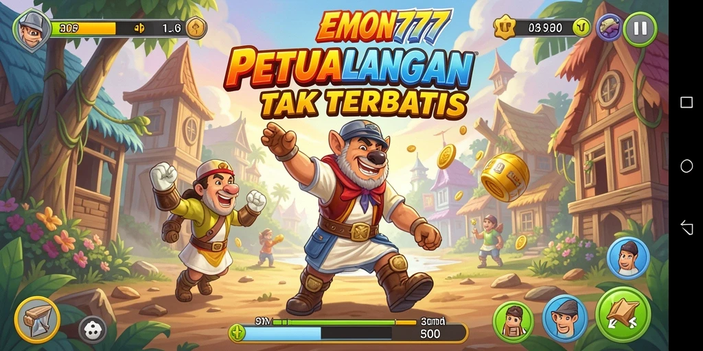 Tampilan keren dari gameplay EMON777 yang penuh tantangan.