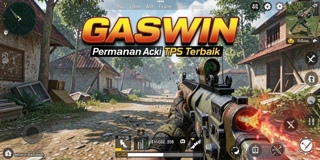 Gameplay GASWIN yang seru dan penuh aksi.