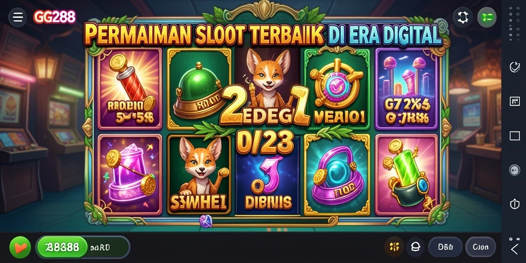 Tampilan menarik dan seru saat bermain permainan Slot GG288.