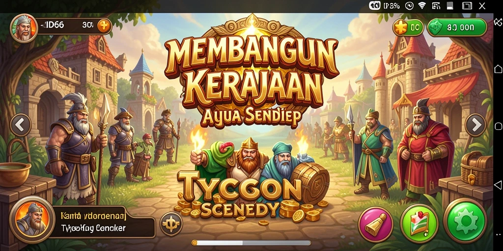 Screenshot gameplay ID66 yang menunjukkan pengalaman Tycoon yang mendalam.