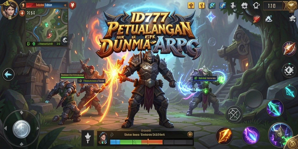 Tangkapan layar gameplay <strong>ID777</strong> menunjukkan pertempuran intens dan grafis yang luar biasa.