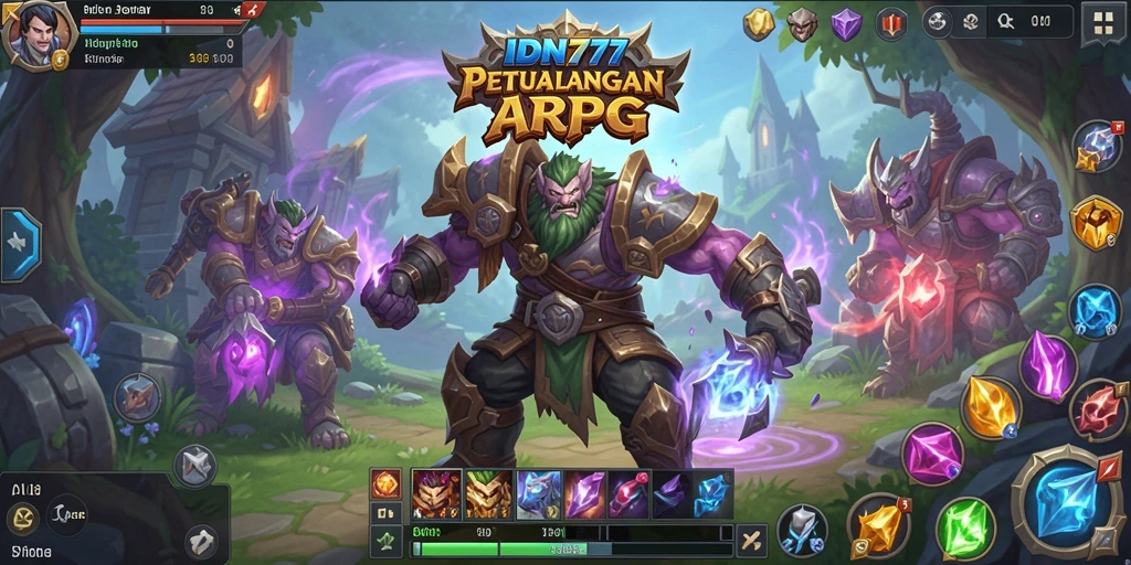 Tangkapan layar utama menampilkan gameplay seru dari IDN777.