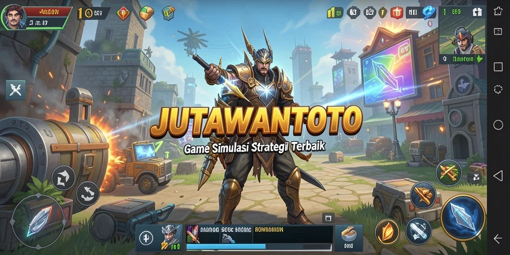 Tampilan gameplay seru JUTAWANTOTO yang penuh strategi.