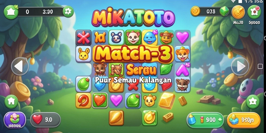 Gameplay seru MIKATOTO, penuh warna dan tantangan.