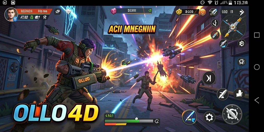 Gameplay mendebarkan dalam OLLO4D dengan aksi yang cepat dan intens.