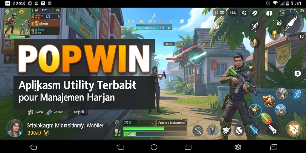 Tampilan antarmuka pengguna POPWIN yang menarik dan fungsional.
