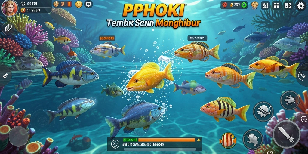 Screenshot gameplay PPHOKI yang penuh aksi Tembak Ikan.