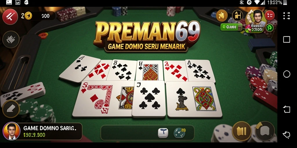 Screenshot PREMAN69 menampilkan moment seru saat bermain domino.