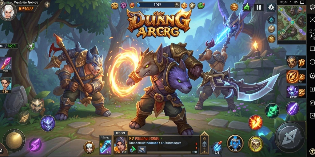 Gameplay seru RP6677 dengan grafis yang menawan.