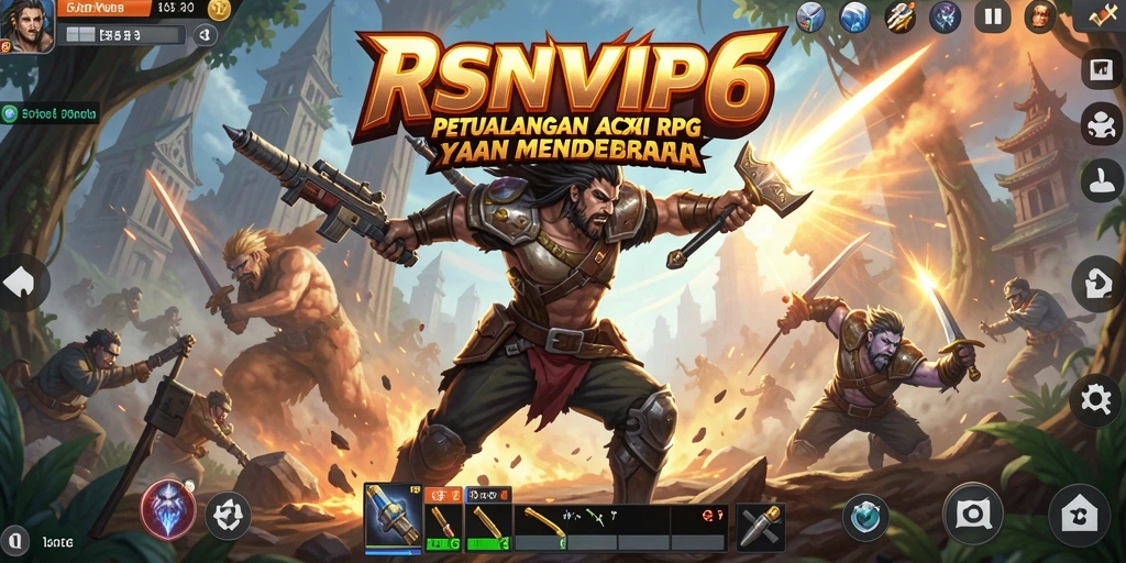 Gameplay seru dari RSNVIP6 dengan pertempuran menegangkan.