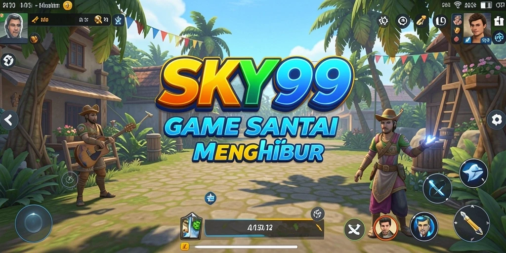 Tampilan gameplay yang ceria dan menghibur dari SKY99.