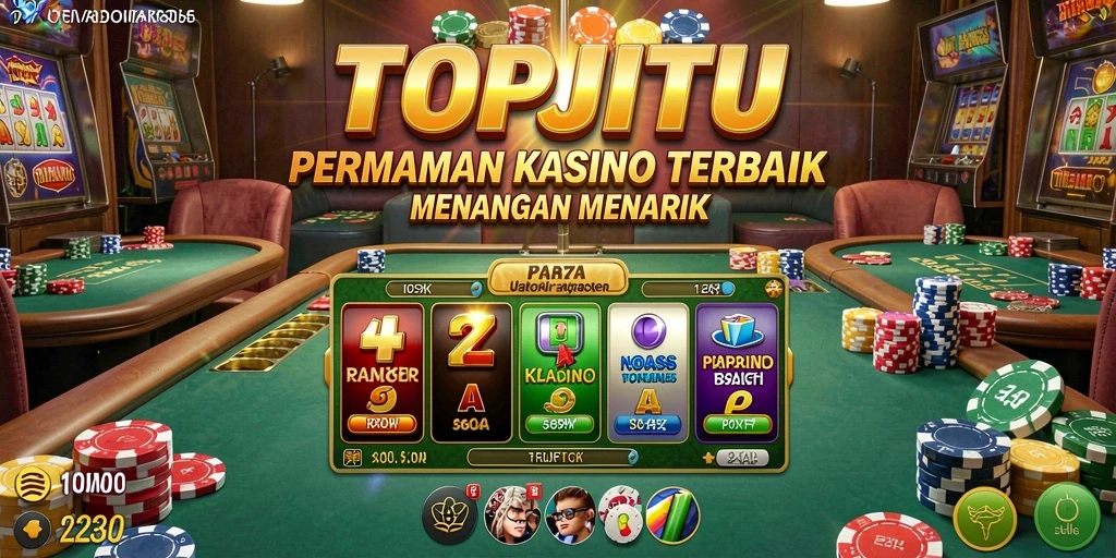 Tampilan gameplay kasino yang menarik di TOPJITU.