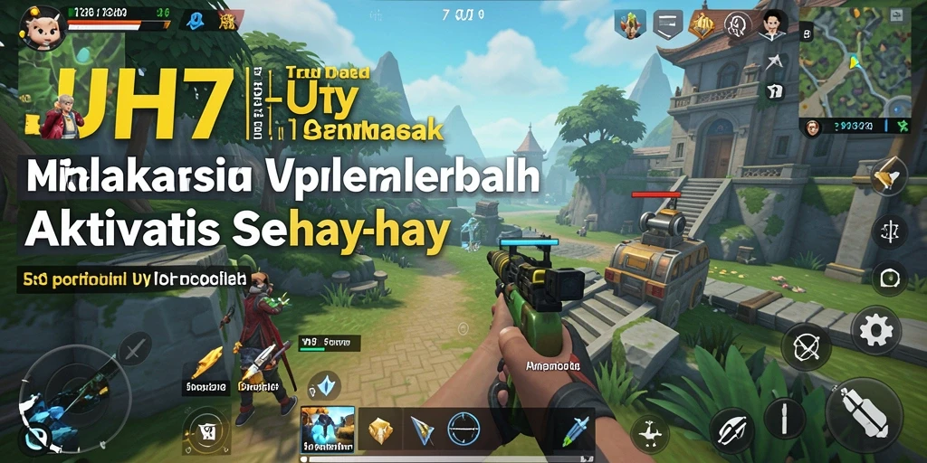 Tampilan antarmuka utama UH77 yang sederhana dan efektif.