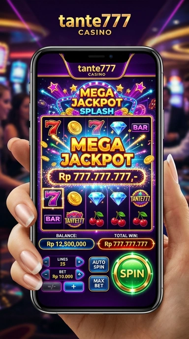 Tangkapan layar antarmuka pengguna tante777 yang ramah.